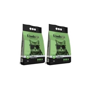 Lindo Cat Kokusuz Bentonit Topaklanan İnce Taneli 2x10 lt Kedi Kumu