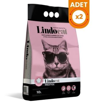 Lindo Cat Prestige Bebek Pudralı İnce Taneli 2x10 lt Kedi Kumu