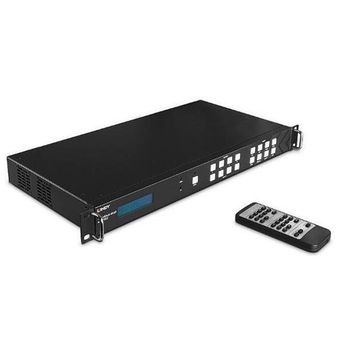 Lindy LIN-38238 4 Giriş 4 Çıkışlı HDMI 4K 60 Ölçekliklendirme Özellikli Matrix HDMI Switch