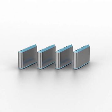 Lindy LIN-40466 Mavi 10 X Usb Tip C Port Bloke Kilidi
