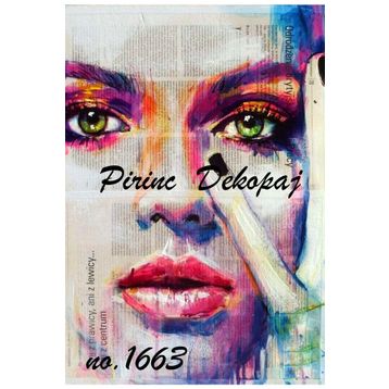 Lineart 1663 Pirinç Dekupaj Kağıdı