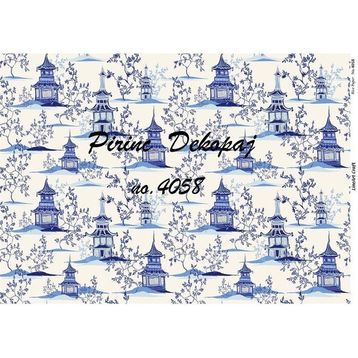 Lineart 4058 Pirinç Dekupaj Kağıdı