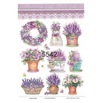 Lineart L5542 Pirinç Dekupaj Kağıdı