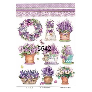 Lineart L5542 Pirinç Dekupaj Kağıdı