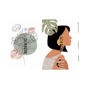 Lineart LA-BOHO7 Pirinç Dekupaj Kağıdı