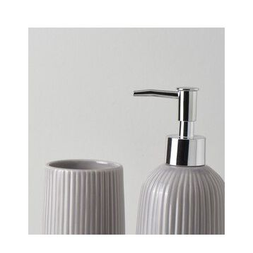 Linens Blanc Gri Banyo Seti