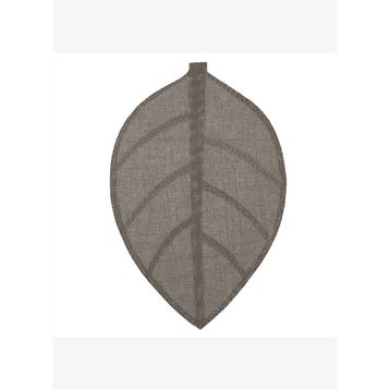 Linens Leaf Gri Amerikan Servis