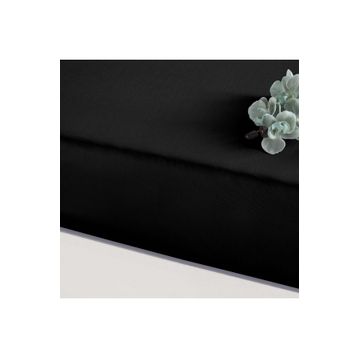 Linens Mix Match Pamuk Saten Siyah Çift Kişilik Lastikli Çarşaf