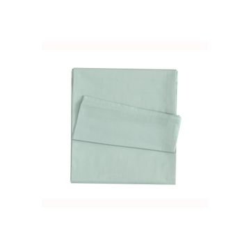 Linens Mix Match Pamuk Saten Yeşil King Size Çarşaf