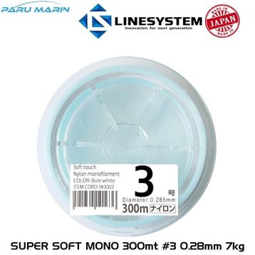 Linesystem Super Soft Mono 3 0.2 8 mm 7 kg 300 mt Misina