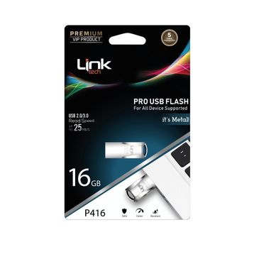 Link Tech Pro Premium 16GB Metal 25MB/S USB Flash Bellek