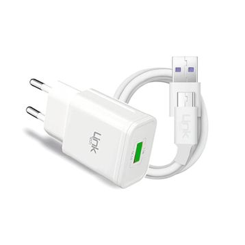 Link Tech S660 Akıllı Şarj Cihazı ve Micro-USB Data Kablosu