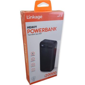 Linkage CMK LKP-18 Dijital Şarj Göstergeli Siyah 20.000 Mah Powerbank
