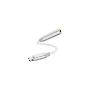 Linktech A194 Lightning 3.5 mm Jack Beyaz Kulaklık Dönüştürücü