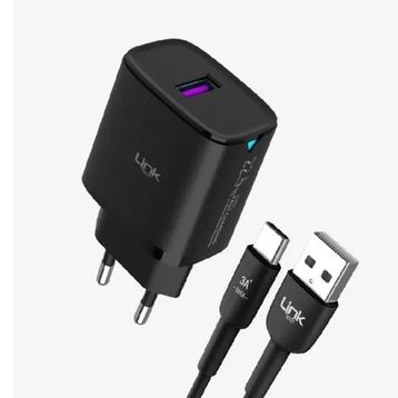 Linktech C311 Safe Type-C Kablolu 25W Hızlı Şarj Adaptörü Beyaz Şarj Aleti
