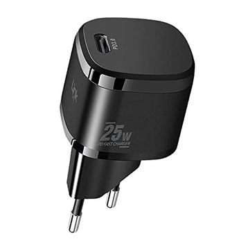 Linktech G825 Supper Silicon Tech Siyah 25W PD USB-C Şarj Adaptörü