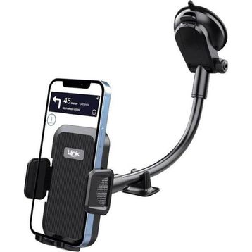 Linktech H711 Vantuzlu Teleskopik Klipsli Araç İçi Telefonu Tutacağı