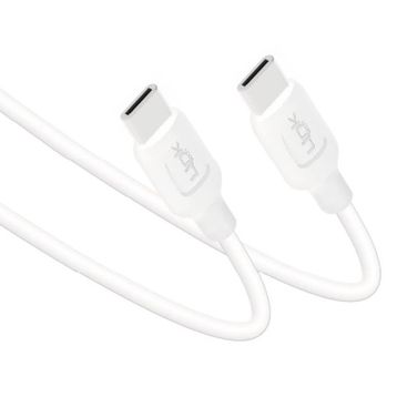 Linktech K451 Strong 60W 1 mt Beyaz Type-C - Type-C Data/Şarj Kablosu