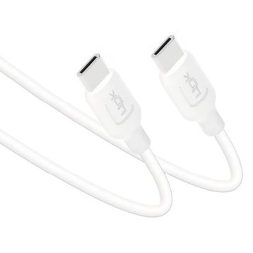 Linktech K451 Strong 60W 1 mt Beyaz Type-C - Type-C Data/Şarj Kablosu