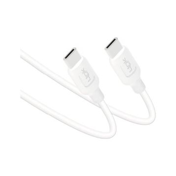 Linktech K451 Strong 60W 1 mt Beyaz Type-C - Type-C Data/Şarj Kablosu