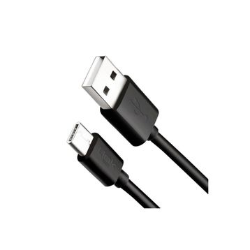 Linktech K564 Strong Type-C 3A 30 cm Siyah Data/Şarj Kablosu