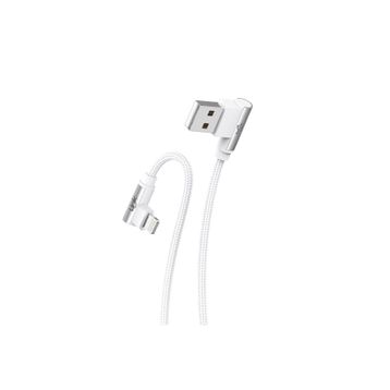 Linktech K593 3A 1.5 mt Safe İph Lightning 90 Derece Data/Şarj Kablosu