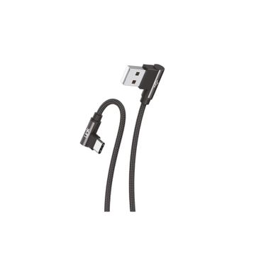 Linktech K594 Safe Type-C USB 90 Derece 1.5 mt Şarj Kablosu ve Data Kablosu