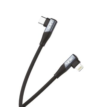 Linktech K596 27w 1.5 mt Type-C - Lightning 90 Derece Data/Şarj Kablosu