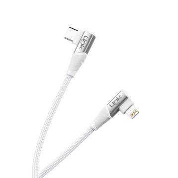 Linktech K596 27w 1.5 mt Type-C - Lightning 90 Derece Data/Şarj Kablosu