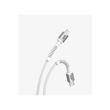 Linktech K599 Type-C To Lightning 3A 1 m Örgü Metal Başlı Şarj ve Data Kablosu