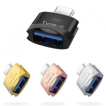 Linktech O193 Type-C - USB Dönüştürücü OTG Zinc Metal Adaptör