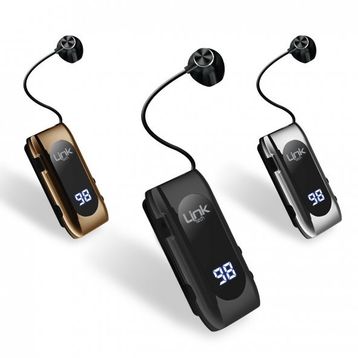 Linktech V80 Ekranlı Makaralı Titreşimli Pro Bluetooth Kulaklık