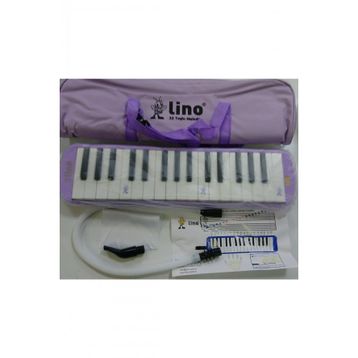 Lino LN-32K Pastel Mor Tuşlu Bez Çantalı Melodika