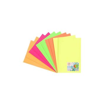 Lino PP-0151JQ 10'lu Karışık Fosforlu 50x70 Fon Kartonu
