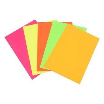 Lino PP-0151JQ 10'lu Karışık Fosforlu 50x70 Fon Kartonu