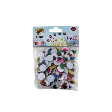 Lino RBZ-015 Renkli 100 Adet 15 mm Oynar Göz