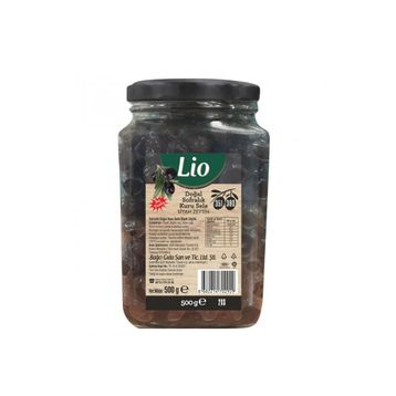Lio 351-380 500 gr Doğal Sofralık Kuru Sele Siyah Zeytin