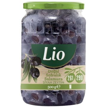 Lio 500 gr Salamura Siyah Zeytin