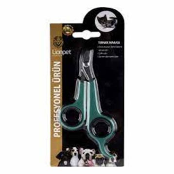 Lion Pet Kedi Çelik Uçlu Yeşil Tırnak Makası