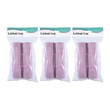 Lionesse 1113 6'lı Paket Süngerli Pembe Bigudi