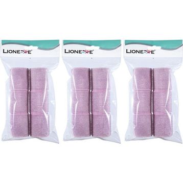 Lionesse 1113 6'lı Paket Süngerli Pembe Bigudi
