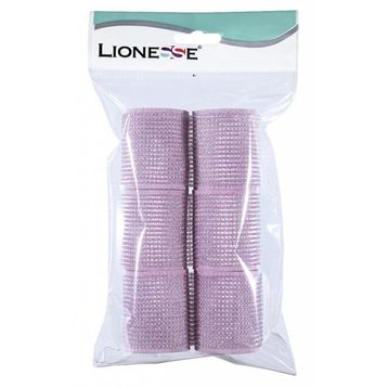 Lionesse 1113 6'lı Paket Süngerli Pembe Bigudi