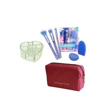 Lionesse 1170 Makyaj Seti + Kalp Organizer + Makyaj Çantası