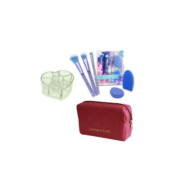 Lionesse 1170 Makyaj Seti + Kalp Organizer + Makyaj Çantası