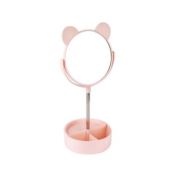 Lionesse 3306 Pembe Kulaklı Makyaj Aynası