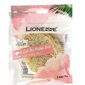 Lionesse L-447 3'lü Kabak Lifli Yüz Peeling Diski