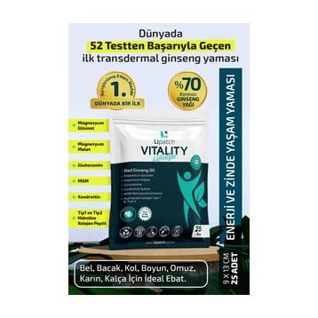 Lipatch Vitality Life Style 25 Adet Zindelik ve Denge Bandı