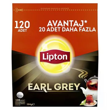 Lipton Earl Grey 120 Adet Demlik Poşet Çay