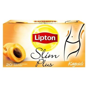 Lipton Slim Plus Kayısılı Karışık Bitki Çayı 20'li 2 Gr