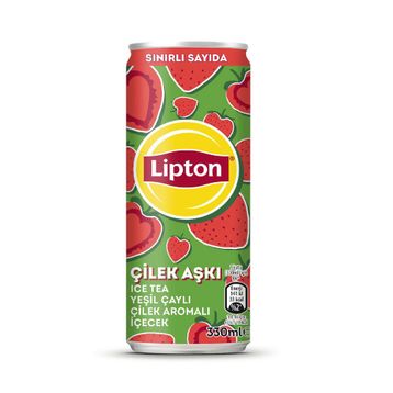Lipton Yeşil Çaylı Çilek Kutu 330 ml Ice Tea